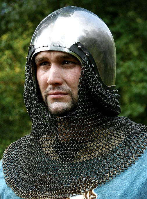 Kesselhaube mit Kettengeflecht 