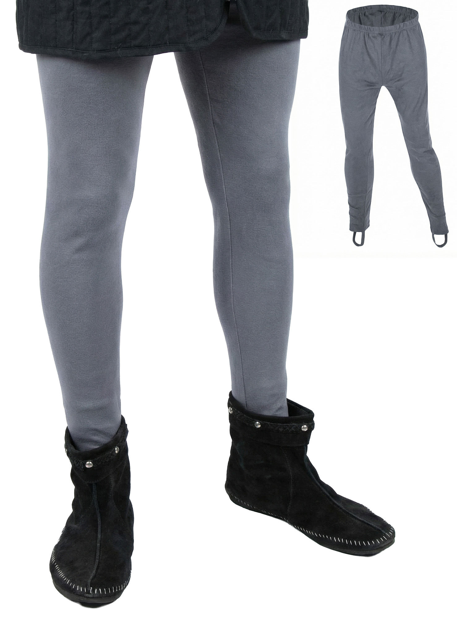 Graue Herrenstrumpfhose 