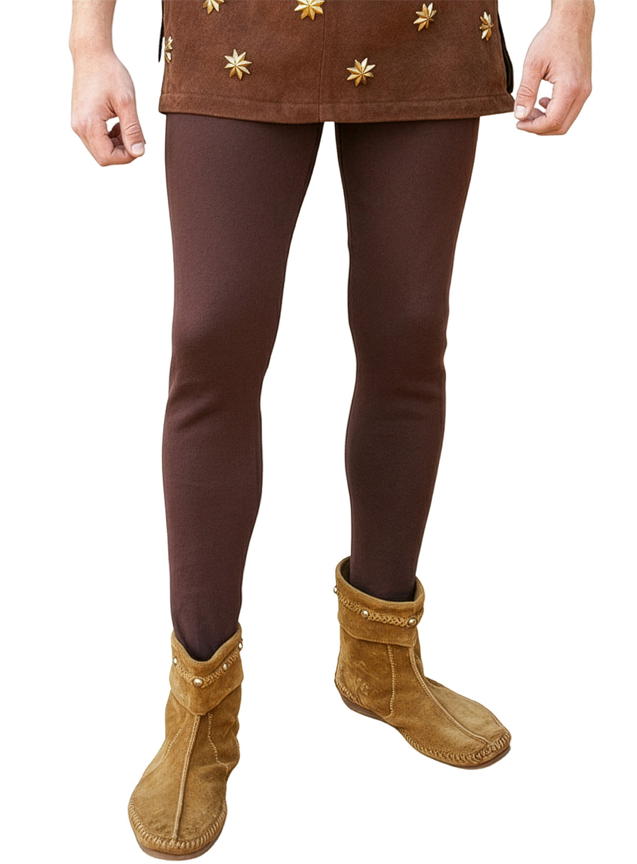 Braune Herrenstrumpfhose 