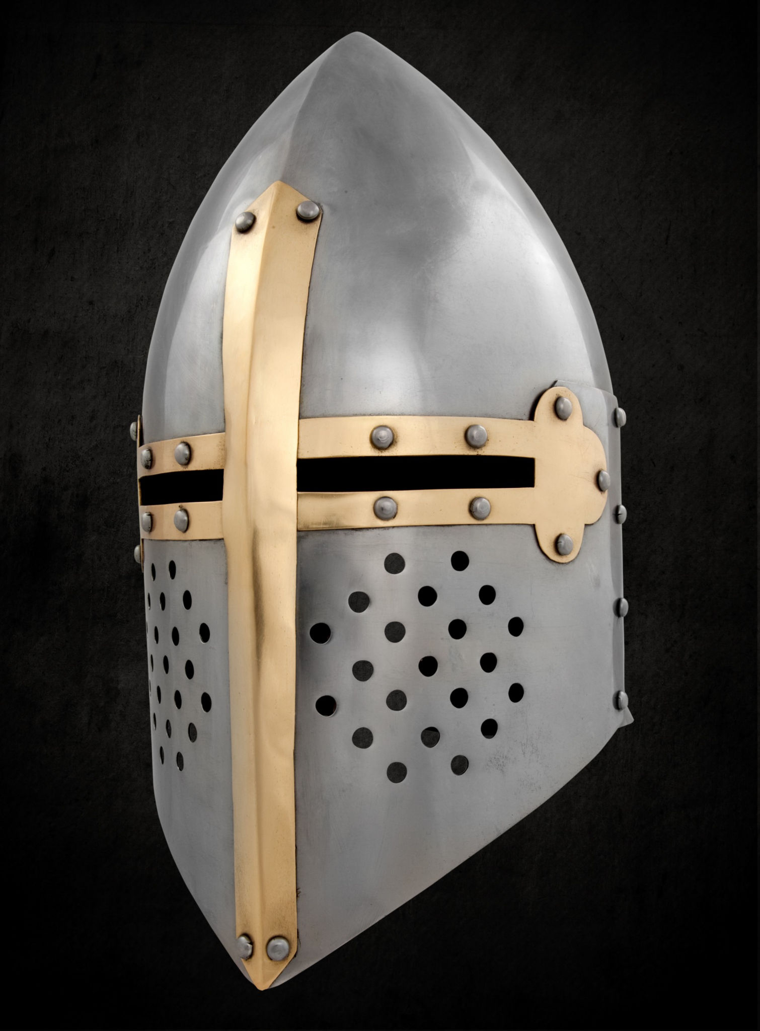 Konischer Topfhelm 