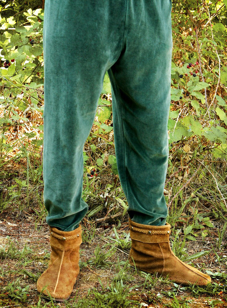 Grüne Samthose 