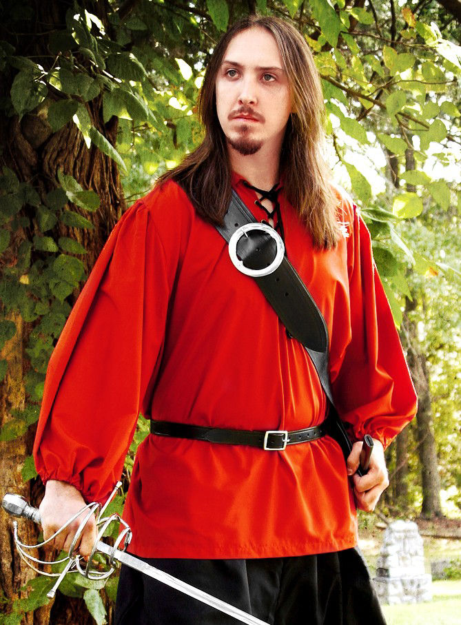 Schwarzes Bandolier aus Leder für Linkshänder 