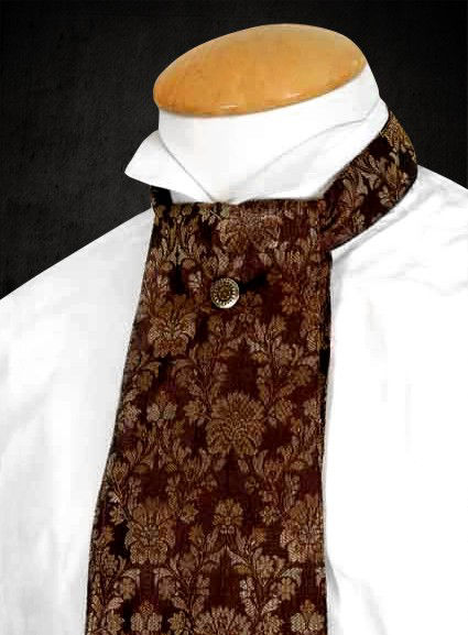 Ascot-Krawatte braun 