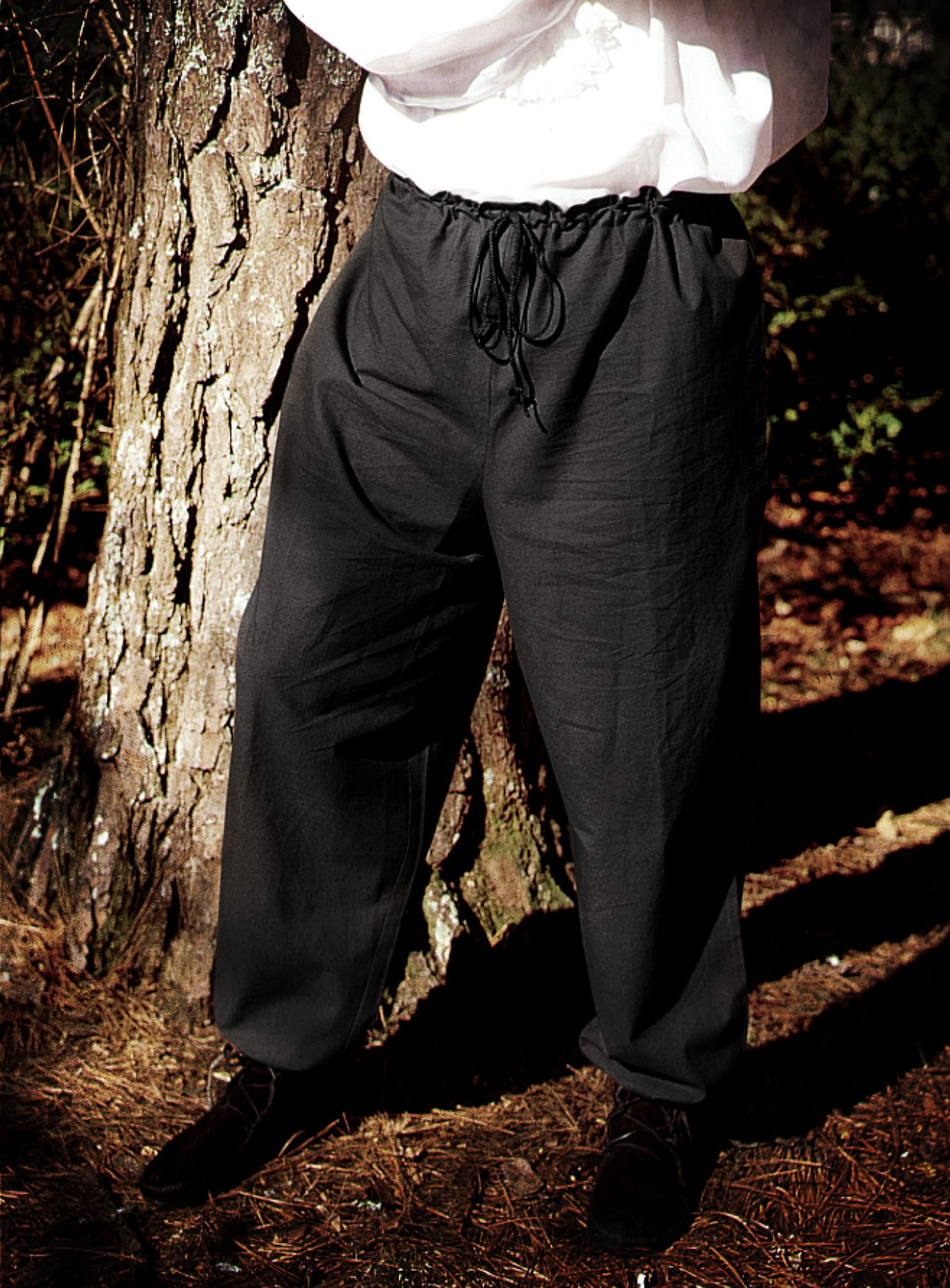 Schwarze Männerhose 