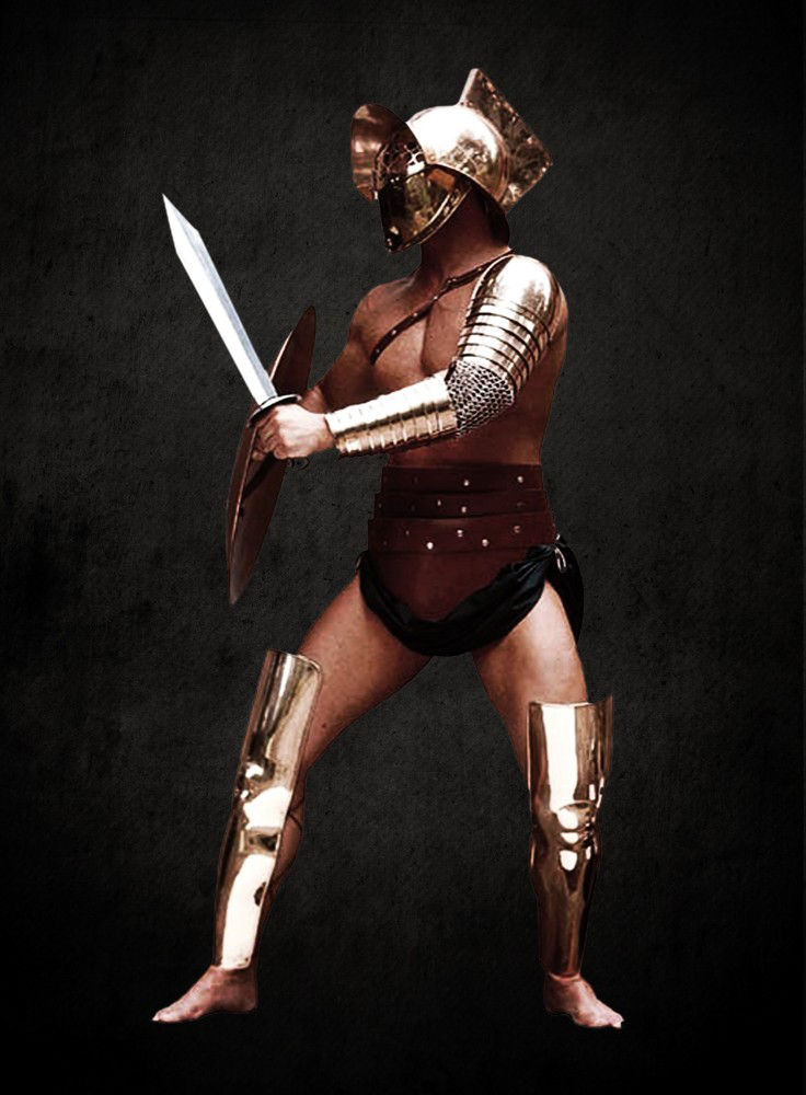 Beinschienen Thraex Gladiator 